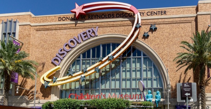 Fachada de Museo Infantil Discovery en Las Vegas